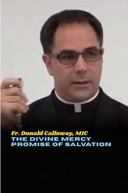 Fr. Donald Calloway shares with us the encouraging words of our Savior to  St. Faustina, recorded in her diary. The Lord Jesus promised that all who  say The Divine Mercy Chaplet