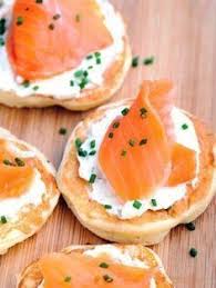 Blinis Au Saumon Fume Sous Son Lit De Neige Recette Recette Blinis Recettes De Cuisine Recette