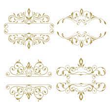 Collection Of Ornament Frame Gold Clipart Vintage Gold Png And Vector With Transparent Background For Free Download Ornament Frame Gold Clipart Floral Border Design