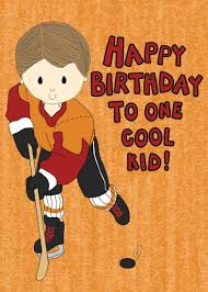 Birthday Images For Kids Boy Hockey Boy Birthday By Stacey Montgomery Hockey Birthday Kids Birthday Cards Birthday Greetings