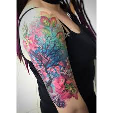 More On Rubellina S Tree Of Life Half Sleeve Tattoos Color Tattoos For Women Half Sleeve Colour Tattoo For Women