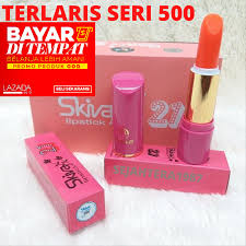 Lebih banyak makeup dari skiva. Lakucod Lipstick Lipstik Skiva 21 Seri 500 Warna Terlaris Lipstick Wanita Termurah Bisa Cod Lazada Indonesia