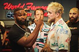 # jake paul 5 tyron woodley # amanda serrano 4 yamileth mercado # daniel dubois 3 joe cusumano # ivan baranchyk 2 montana love ufc fight night on espn: Tyron Woodley I Ll End Jake Paul In Three He S Going To Get Beat Up Boxing News
