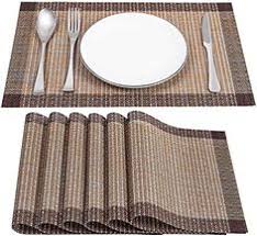 Table pads for every table. Placemats Details About 6pcs Heat Resistant Pvc Placemats Geometric Pattern Dining Room Table Mats Geometric Placemats