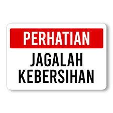 Marilah kita menjaga kelangsungan hidup alam dan lingkungan sekitar untuk diwariskan kepada anak dan. Jual Wall Decor Papan Tanda Jagalah Kebersihan Perhatian Kota Bandung Little Angelo Tokopedia