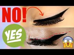 Hooded eyes do not apply eyeshadow as other eye shapes, neither do the same eyeliner technique. Try This Hooded Eyeliner Hack For Winged Liner Makeup Com By L Oreal Eyeliner For Hooded Eyes Hooded Eye Makeup Eye Makeup Tips