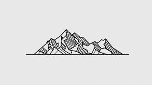 Illustration Geometric Mountain Tattoo Geometric Tattoo Design Geometric Tattoo