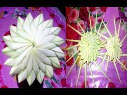 How To Make Beautiful Flowers With Date Palms Watch In The Video Youtube Palm Leaf Art Banana Leaf Art Beautiful Flowers