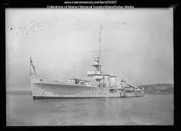 HMS Calcutta Naval Vessel, Casco Bay ...