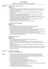 cisco voice engineer resume samples
