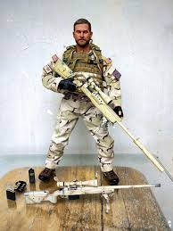 'american sniper' chris kyle did not shoot dozens of hurricane katrina looters, kill two attempted carjackers, and punch jesse ventura in the face. Chris Kyle American Sniper Actionfigure Msedevgru Easy Simple Mse Tac338 Mk13mod0 Chris Kyle Acti Military Action Figures Chris Kyle Military Figures