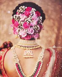 Instagram Alert Fresh Flower Hairstyles Super Pretty Ways To Use Flowers In Your Hair Witty Vows Bridal Hairstyle Indian Wedding Indian Bridal Hairstyles Bridal Hair Buns