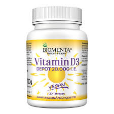 Biomenta Vitamin D3 20 000 I E 120 Tabletten Vegan Biomenta Bewusster Leben