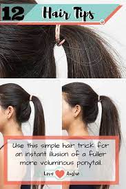 25 Best Hair Tips Tricks You Will Love 2021 Guide Hair Hacks Thin Hair Ponytail Tips For Thick Hair
