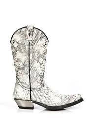 Black And White Cowboy Boots Mens White Snake Cowboy Boots For Men Mes Chaussures Et Moi Boots Boots Men Cowboy Boots