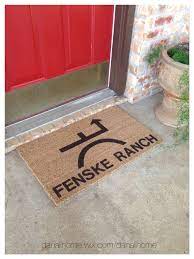 Custom Cattle Brand Welcome Mat Ccustom By Danali Home Weatherford Tx Danalicustom Gmail Com Ranch Decor Western Home Decor Cattle Brands