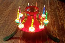 Just Like The Tree Stand We Grew Up With Except The Bulbs On Ours Aren T Bubble Lights Vintage Christmas Lights Christmas Tree Stand Antique Christmas Tree