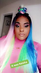 #itwaskeishachallenge #blacktiktok #Queen #differenthairstyles #🌈  🫶🏾😘💗💗😍
