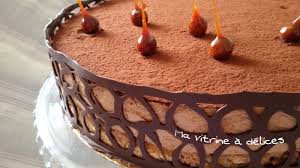 Bavarois Au Chocolat Daquoise Amandes Et Croustillant Praline Daquoise Amande Chocolat Gateaux Et Desserts
