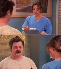 Ron Swanson Mental Illness Blank Template Imgflip