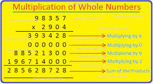 It is frequently defined by what it does not contain: Multiplication Of Whole Numbers Whole Numbers Multiplication Numbers