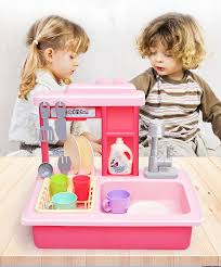 This classic kitchen stool is durable and lightweight. Electric Dishwasher Kitchen Sink Toys With Running Water Pretend Play Kitchen Toys Sets For Boys Girls With Waterproof Apron Buy Kitchen Toys Kids Kitchen Set Toy Kitchen Set Toy For Girls Product On