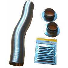 Varde Alu Flex Schlauch Fur Externe Luftzufuhr Lange 200 250 Cm O80 Mm Kaufen Bei Obi