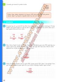 4 Sinif Matematik Meb Yayinlari Ders Kitabi Cevaplari Sayfa 62