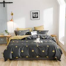 Yellow teen room interiorbedroom attractive decorating ideas for teenage girls bedroom with. 100 Cotton Bedspreads For Teen Girls Gray Yellow Star Duvet Cover Animal Bedding Sets For Boys Yellow Geometric Sheets Grey Quilt Bed Cover Gray Comforter Cover Grey Pillow Case No Quilt