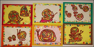 Oh L Escargot Les Cahiers De Josephine Cours D Art Escargot Escargot Maternelle