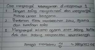 Menghormati orang lain berarti menghargai perspektif, waktu, dan privasi orang lain. Bagaimana Cara Menghargai Keberagaman Di Masyarakat Brainly Co Id