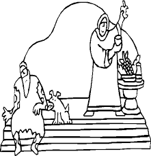 Lazarus coloring page from jesus mission period category. Rich Man And Lazarus Coloring Page Free Image Download
