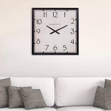 Free shipping on orders over $25 shipped by amazon. Pinnacle Modern Square Black Wall Clock 1503 6106low The Home Depot