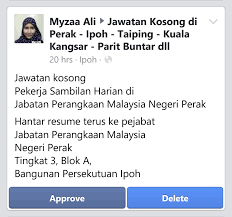 Agency browse other government agencies and ngos websites from the list. J Jawatan Kosong Di Utara Kedah Perlis Pulau Pinang Perak Facebook