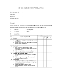 We did not find results for: Contoh Validasi Media Pembelajaran