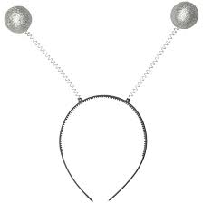 Antenna Silver Alien Alien Headband Alien Costume Silver Headband