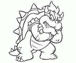 If the 'download' 'print' buttons don't work, reload this page by f5 or command+r. Bowser Coloring Pages Online Coloring Home