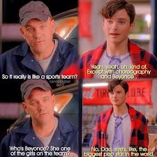 Kurt And Burt Glee Season Finale Season 6 Episode 13 Dreams Come True Glee Memes Glee Quotes Glee Cast