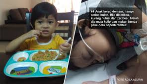 Anak mengonsumsi makanan atau minuman yang telah terkontaminasi. Awak Tengok Sendiri Muka Dia Pucat Kelopak Mata Dan Tangan Pun Pucat Akibat Kekurangan Nutrisi Anak Demam Hampir Setiap Bulan The Reporter