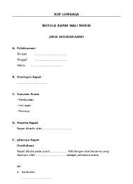 Contoh proposal permohonan bantuan sd. Contoh Surat Undangan Rapat Untuk Orang Tua Wali Murid