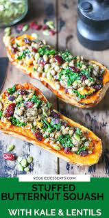 Stuffed Butternut Squash Vegan Recipe In 2020 Vegetarian Recipes Easy Dinner Vegan Dinner Recipes Butternut Squash Vegan