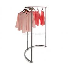 Check spelling or type a new query. Half Round Clothing Rack Hang Rail Chrome Retail Clothing Racks For Sale
