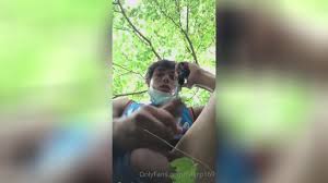 Tyler spreading his seed in the forest