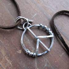Sterling Silver Peace Sign Necklace Unisex Small Pendant By Artdi Mens Jewelry Gifts Mens Gold Jewelry Peace Sign Necklace Peace Jewelry Peace Sign Jewelry