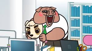 Friendly reminder that Anai and Director Ton shares the same Japanese VA.  He was basically threatening himself in the sub. : r/aggretsuko