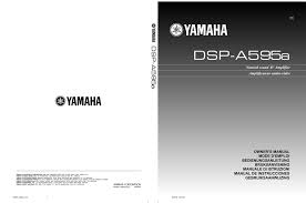I2c interface read timing diagram. Yamaha Dsp A595a Owner S Manual Manualzz