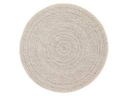 Tapis Rond Interieur Exterieur En Polypropylene Spirale Geometrique D 160cm Jake Tapis Rond Tapis Beige Tapis