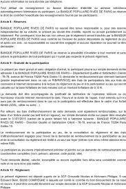 Développez votre équipement banque populaire rives de paris en utilisant vos points en réduction du prix de souscription d'un produit présent au catalogue verypop. Reglement Du Jeu Concours Cyberplus Touch Pdf Free Download