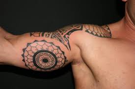 Tribal tattoos for guys on shoulder and arm. Shoulder Arm Tribal Tattoo By Wanted Tattoo