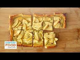 Puff pastry gives cinnamon rolls a flaky, croissant like texture. Rustic Apple Tart Everyday Food With Sarah Carey Youtube
